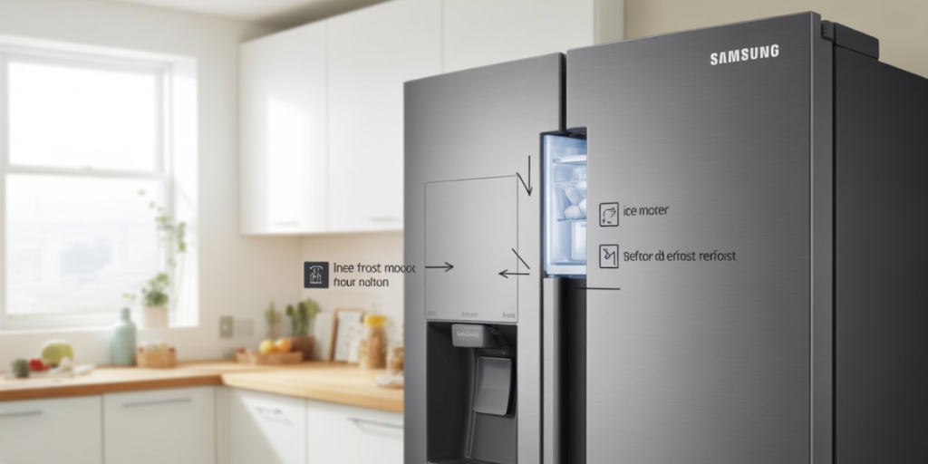 how to defrost samsung ice maker rf263beaesr
