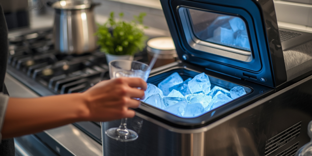 how much electricity does a countertop ice maker use