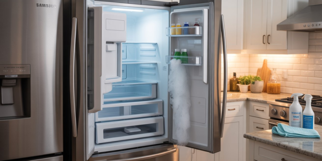 how to defrost samsung ice maker french door
