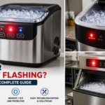 ice maker red light flashing