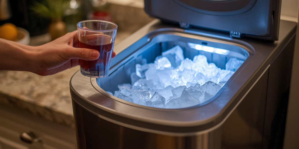 kinked water supply line ice maker problem