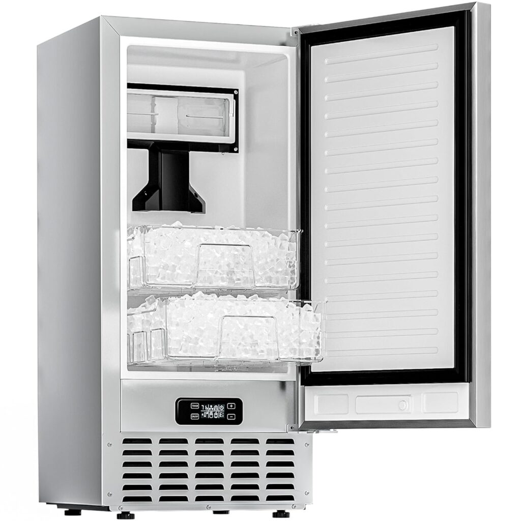 EUHOMY under counter nugget ice maker 70 lbs for home bar