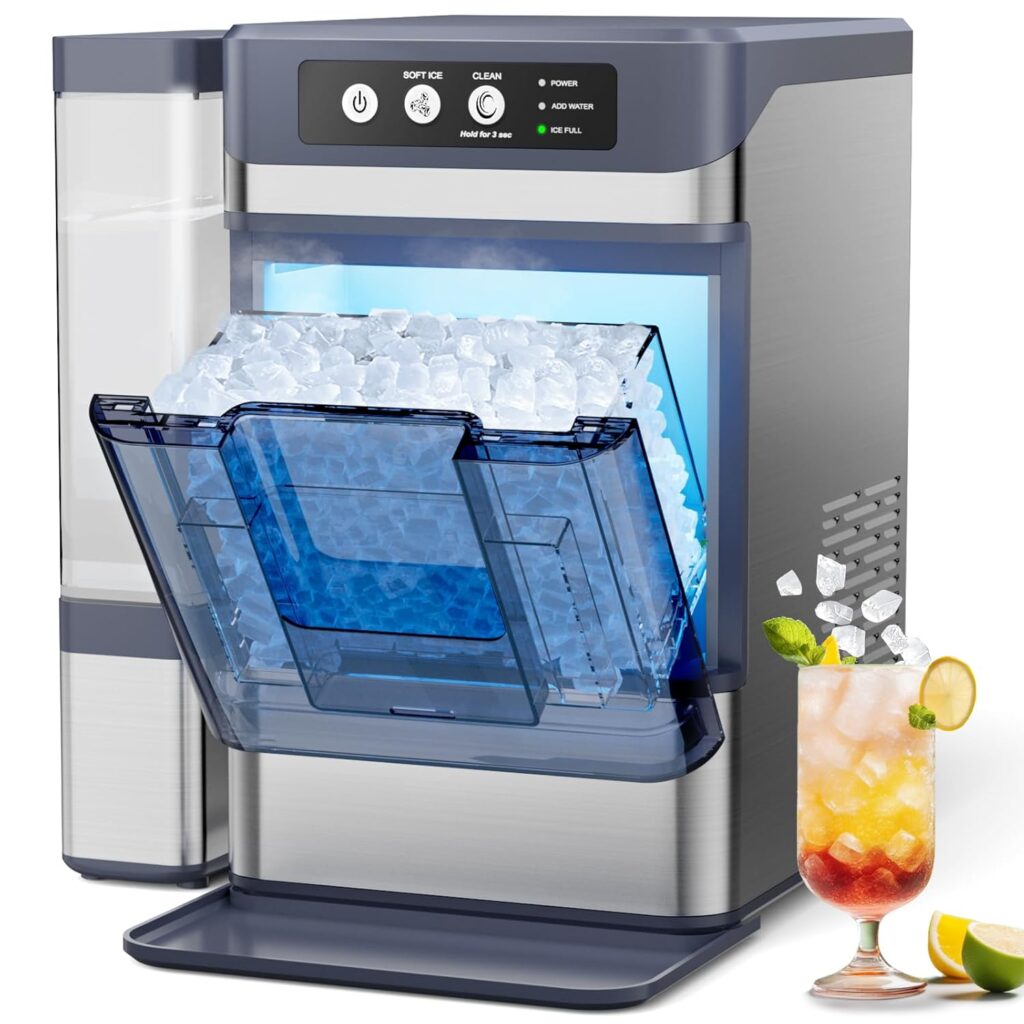 44lbs Stainless Countertop best countertop nugget ice maker 
