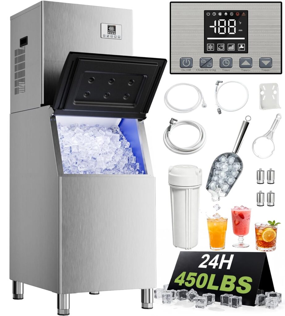Landeagle industrial ice maker machine 450lbs for food truck