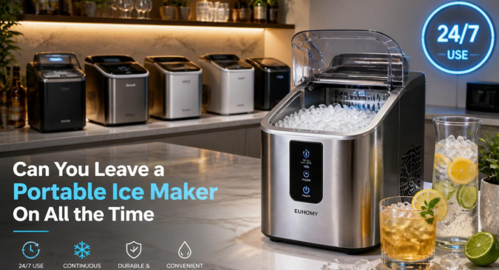 Can You Leave a Portable Ice Maker On All the Time