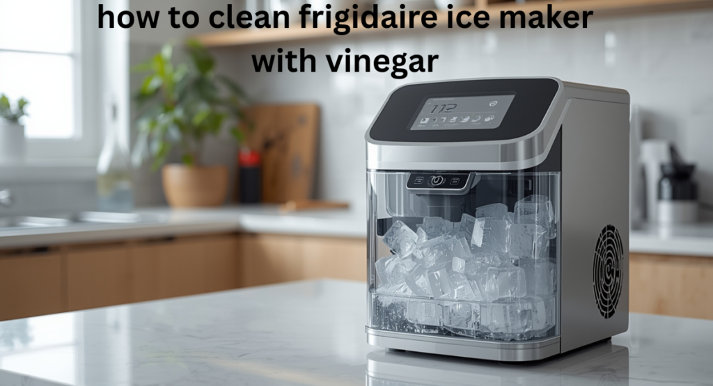 how to clean frigidaire ice maker with vinegar
