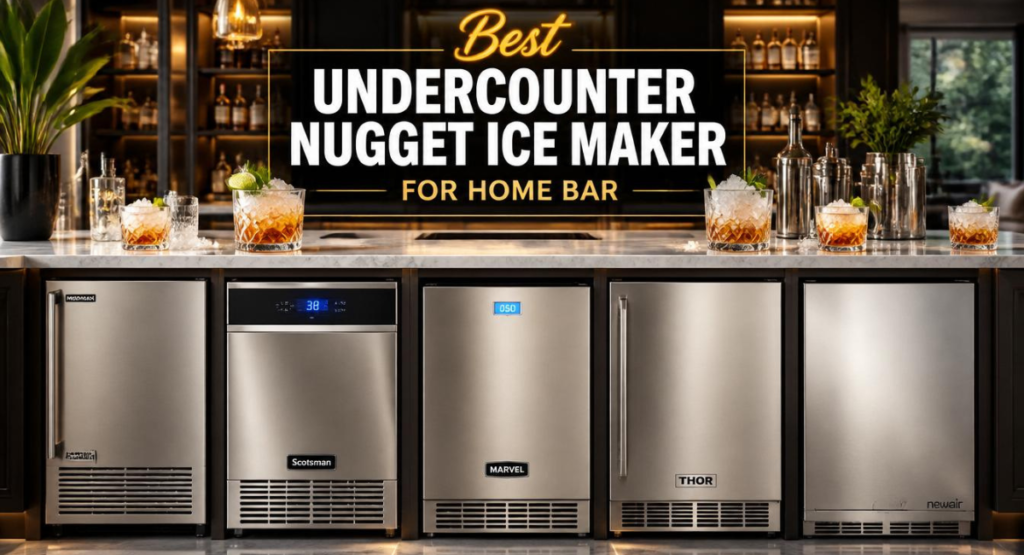 Best Undercounter Nugget Ice Maker for Home Bar 2026