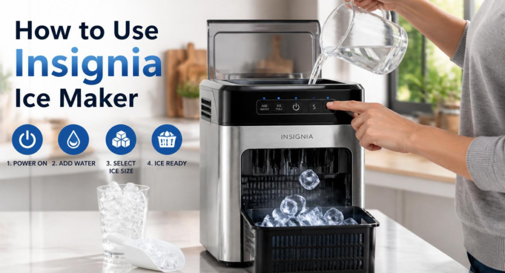 How to Use Insignia Ice Maker 