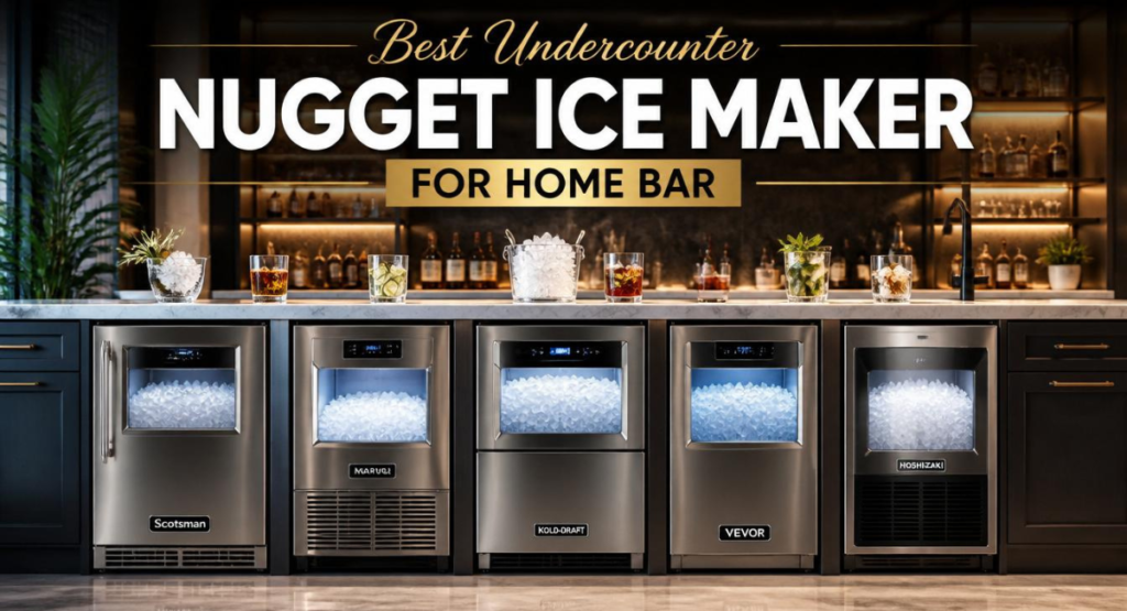 Best undercounter nugget ice maker for home bar 2026