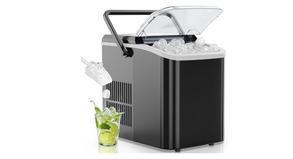 OLIXIS countertop ice maker with large water tank for students and dorm rooms