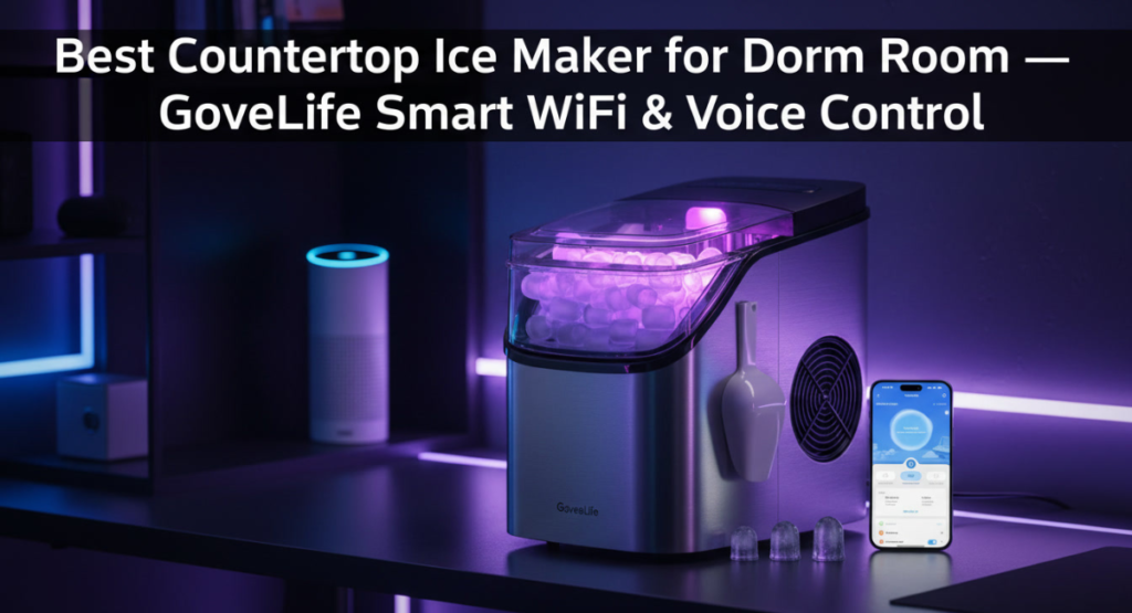 GoveeLife Smart Ice Maker Countertop with Voice Control