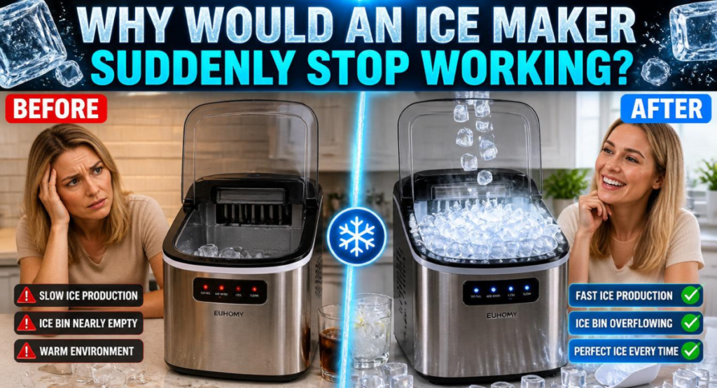 Why Would an Ice Maker Suddenly Stop Working