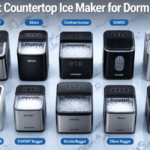 Best countertop ice maker for dorm room in 2026 compared side by side on a college dorm desk