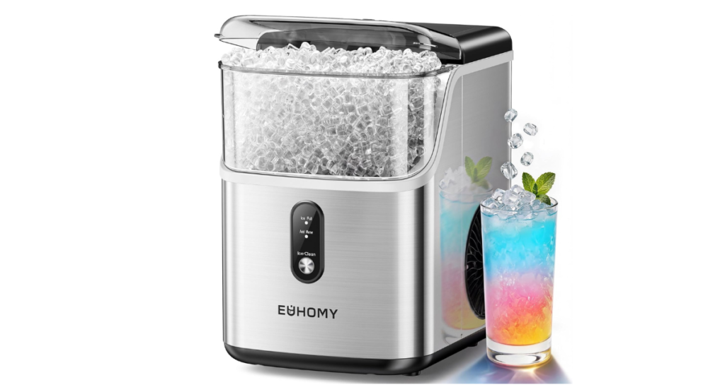 crushed ice makers - EUHOMY nugget ice maker countertop