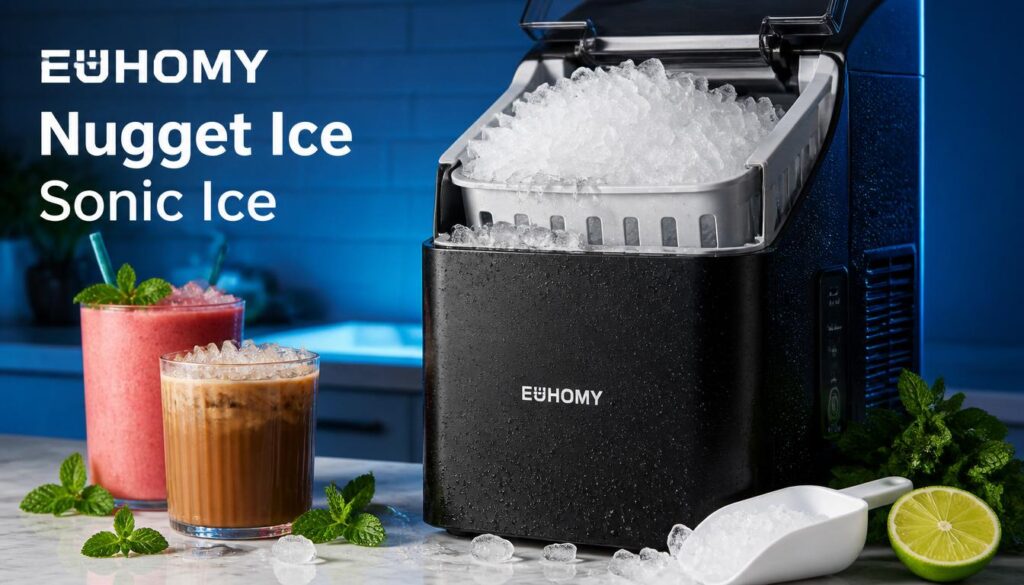 EUHOMY Nugget Ice Maker Review 2026 — Real Sonic Ice at Home