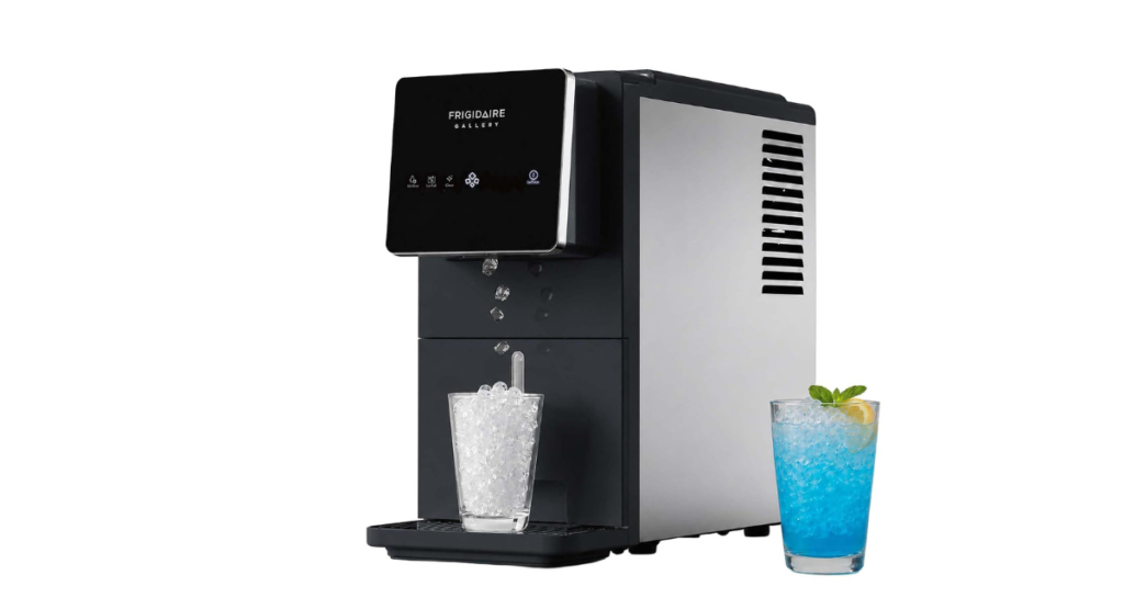 FRIGIDAIRE Touchscreen Nugget Ice Maker, Countertop Ice Machine, Sonic Ice Maker with 33 lbs. Capacity, Slate
