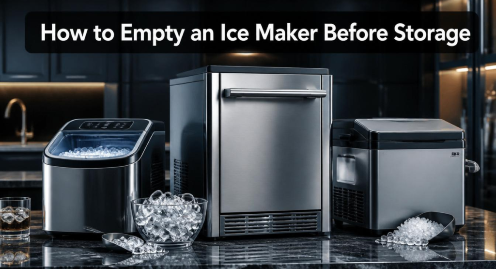How to Empty an Ice Maker Before Storage The Complete Step-by-Step Guide (2026)