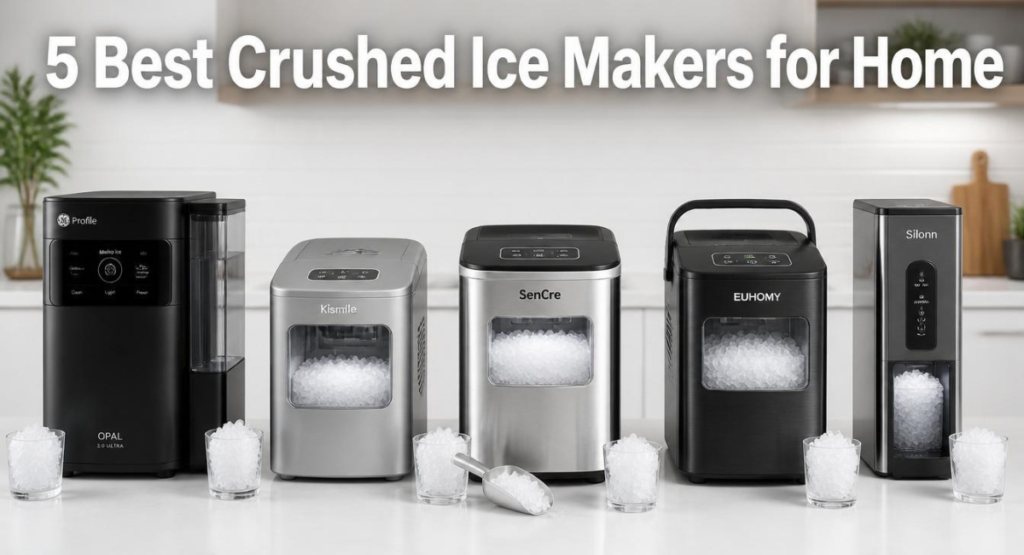 crushed ice makers - 5 best countertop models compared side by side