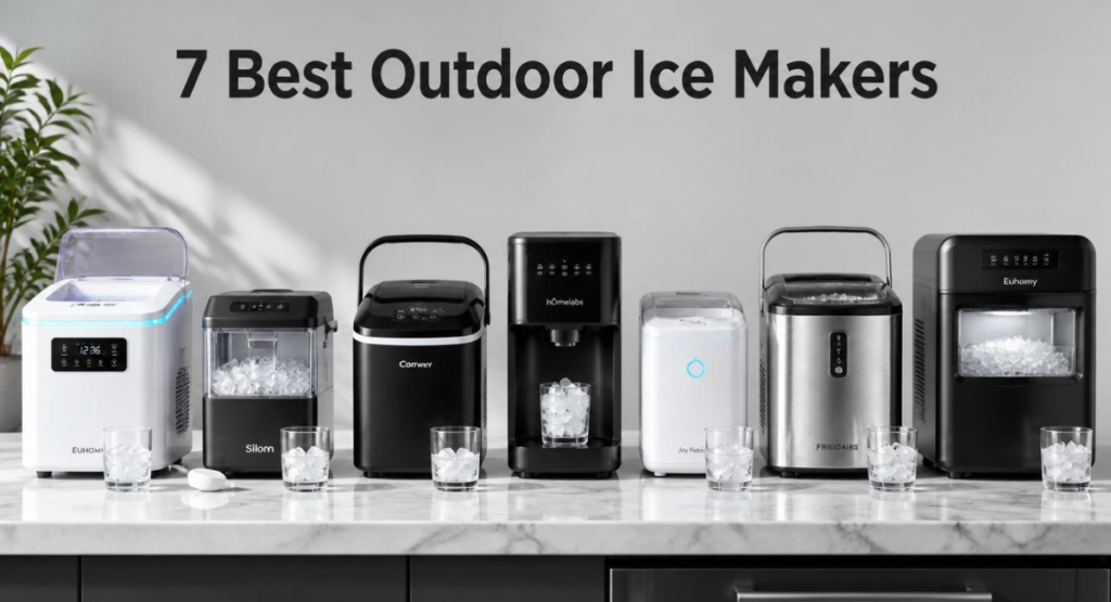 Best outdoor ice maker comparison — 7 countertop models tested