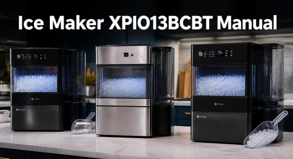 Ice Maker XPIO13BCBT Manual