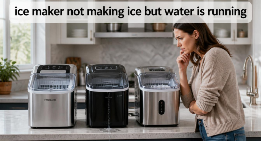 Ice Maker Not Making Ice But Water Is Running? (Fix It)