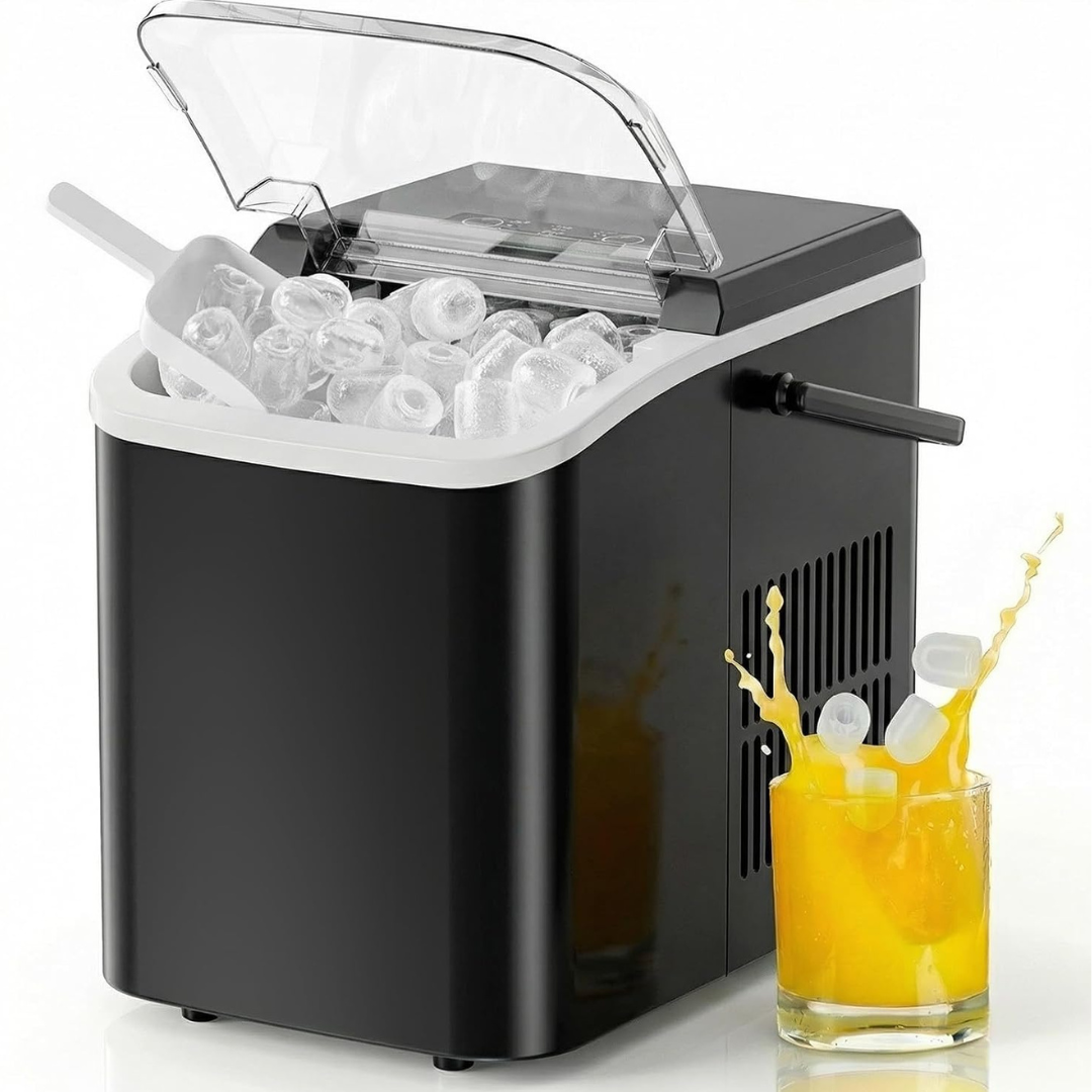 NEWBULIG Ice Maker Countertop with Handle