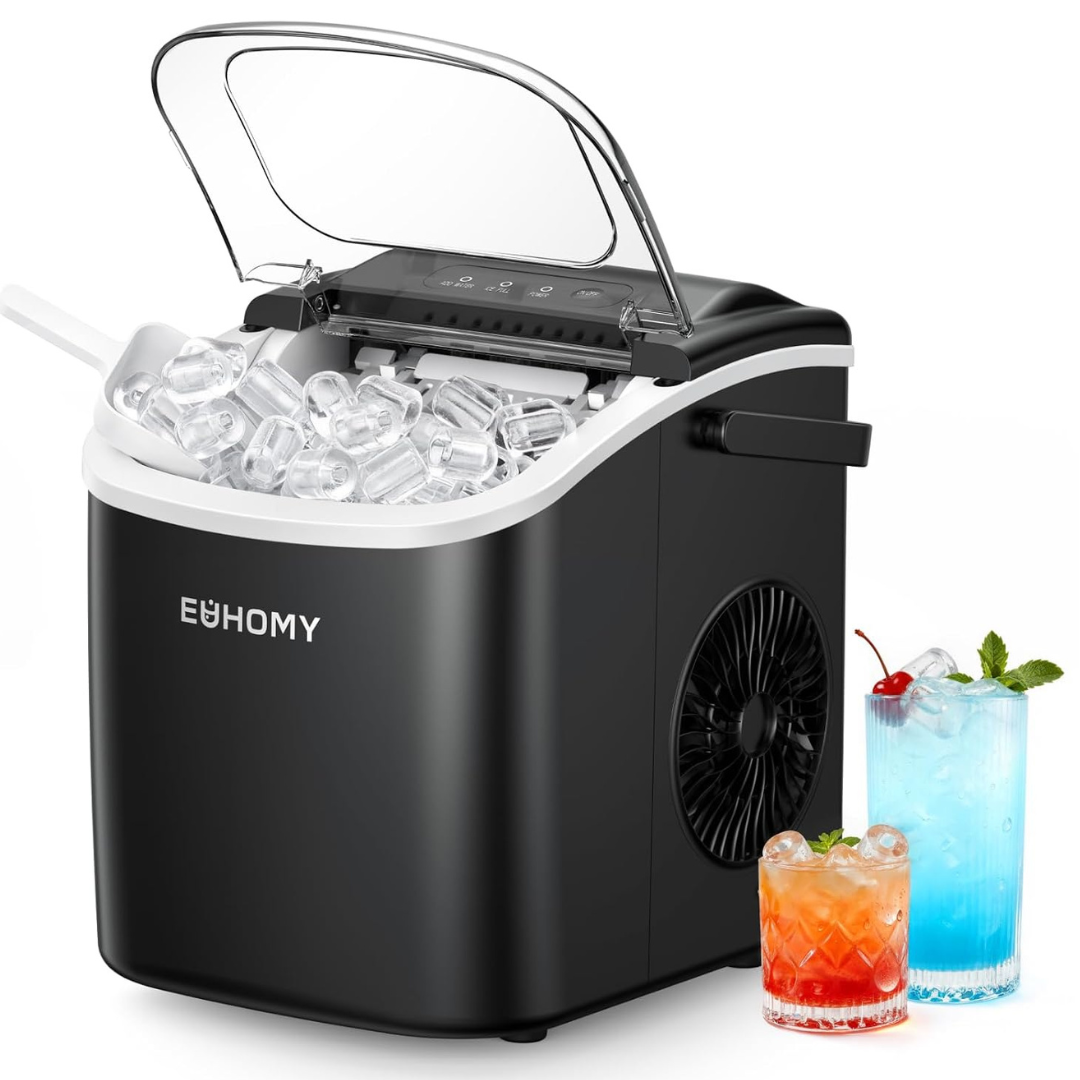EUHOMY Countertop Ice Maker 26lbs