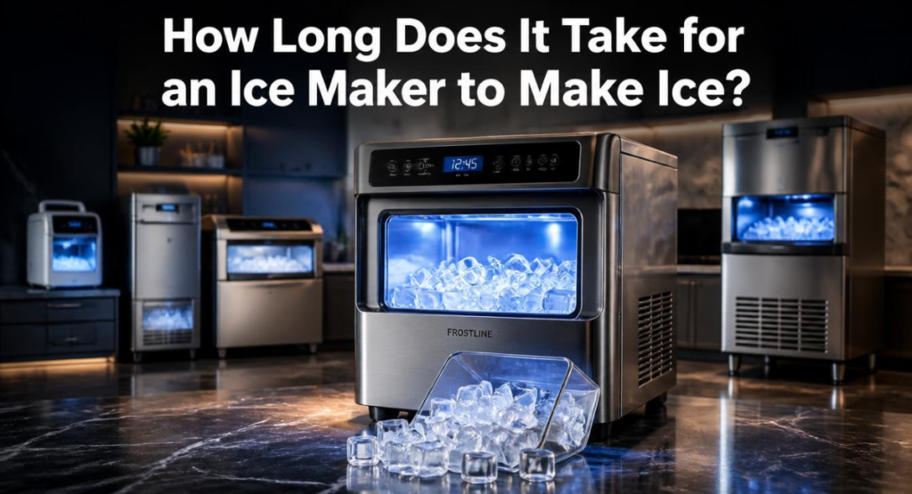 How long does it take for an ice maker to make ice - luxury refrigerator 
and portable ice makers comparison
